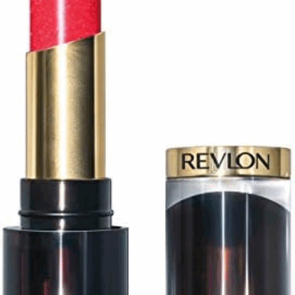 Open Revlon lipstick in a vivid pink shimmer shade—ideal for bridal touch-ups.