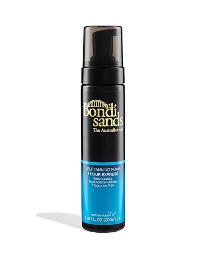 Bondi Sands 1 Hour Express Self Tanning Foam bottle for a natural bronzed glow