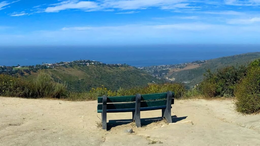 Ocean view from the Top of the World hiking trail overlooking Laguna Beach, California.