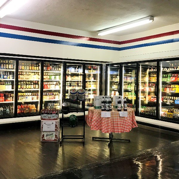 Refrigerated aisles filled with craft sodas at Galco's Soda Pop Stop in Los Angeles