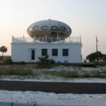 Futuro House UFO-style building similar to Odyssey 2001 Tampa spaceship nightclub