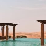 Phoenix Desert Spa Resort Infinity Pool with Desert View